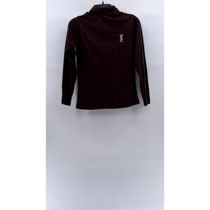 YSL, YVES SAINT LAURENT Women's Brown Pullover Long Sleeve Turtleneck Top SZ M